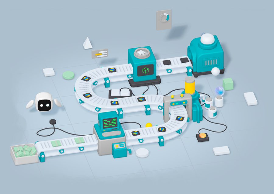 Vista 3D del producto